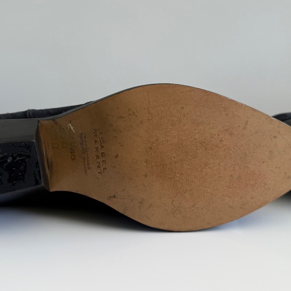 ISABEL MARANT DEWINA COWBOY BOOTS 40 - Picture 7 of 9